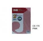 JIWA 2 SHEET CARD 120GSM CS170 PINK